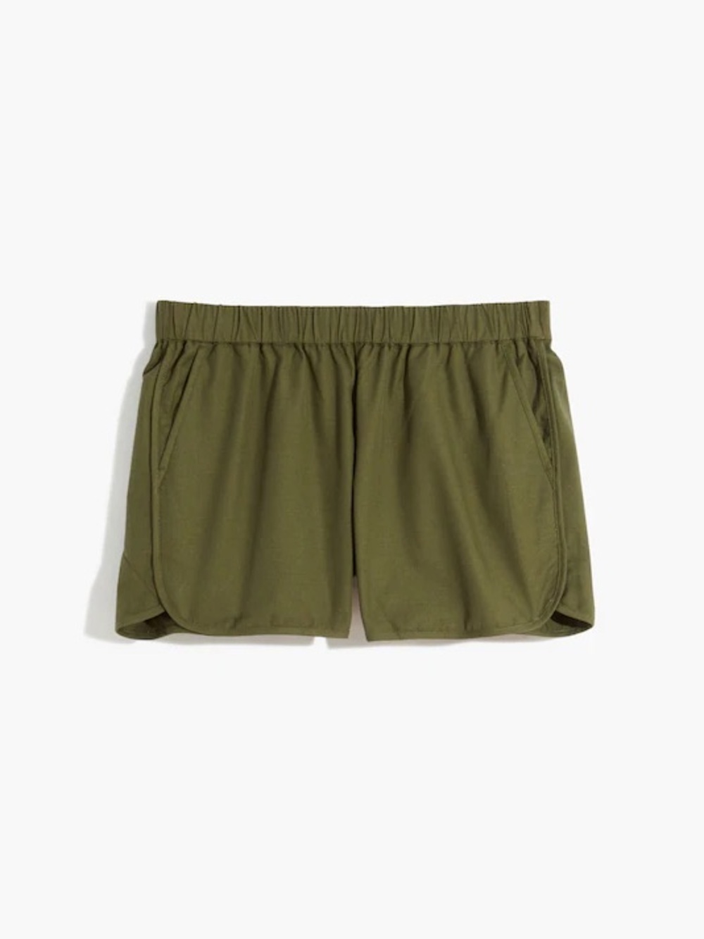 Madewell Pull-On Shorts in Desert Olive Sz XS